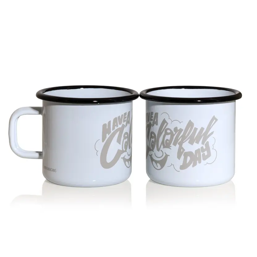 Montana Enamel Mug “Have A Colorful Day” 2