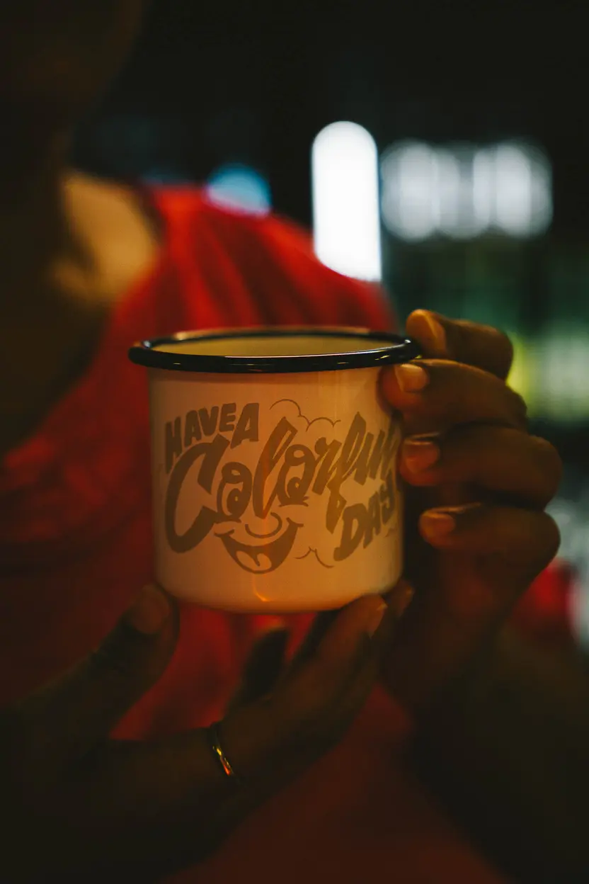 Montana Enamel Mug “Have A Colorful Day” 6