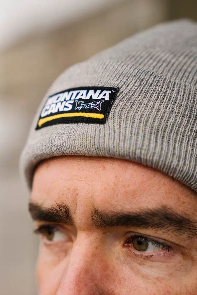 Montana Beanie Logo Line Black 6
