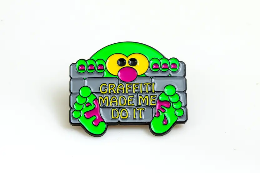 Montana Pin - Graffiti made me do it 3