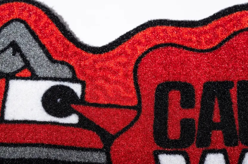 Montana Doormat Caution Wet Paint Red 5