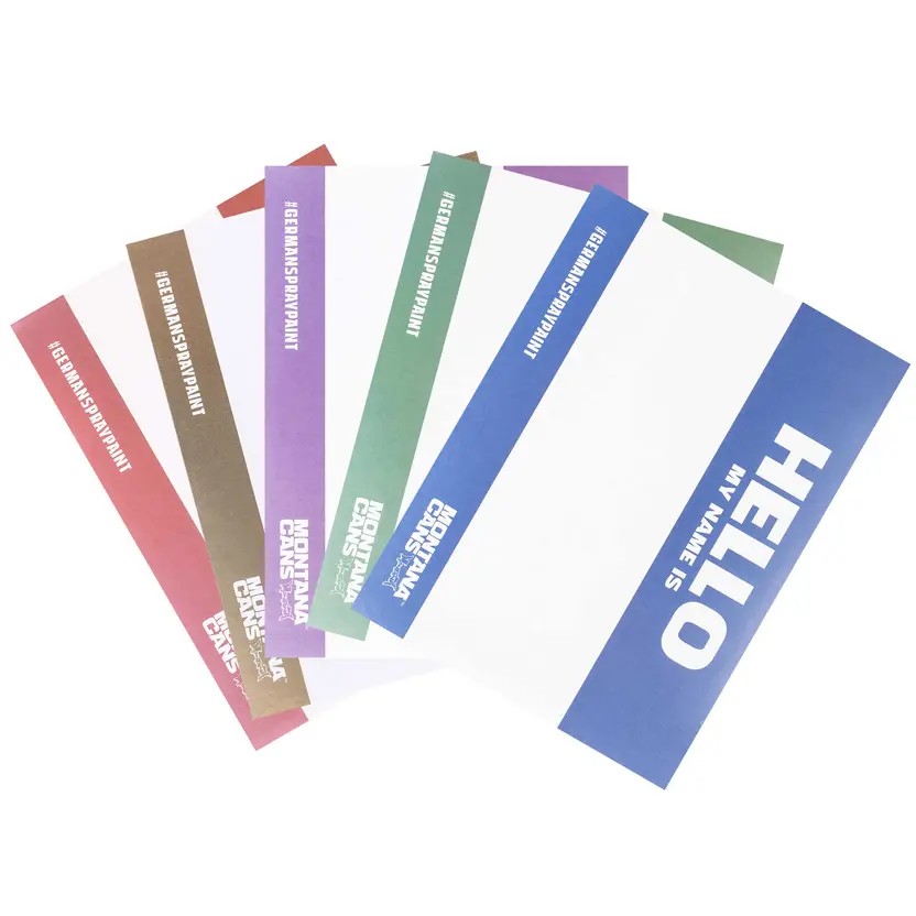Montana HELLO MY NAME IS... - Metallic Sticker Pack