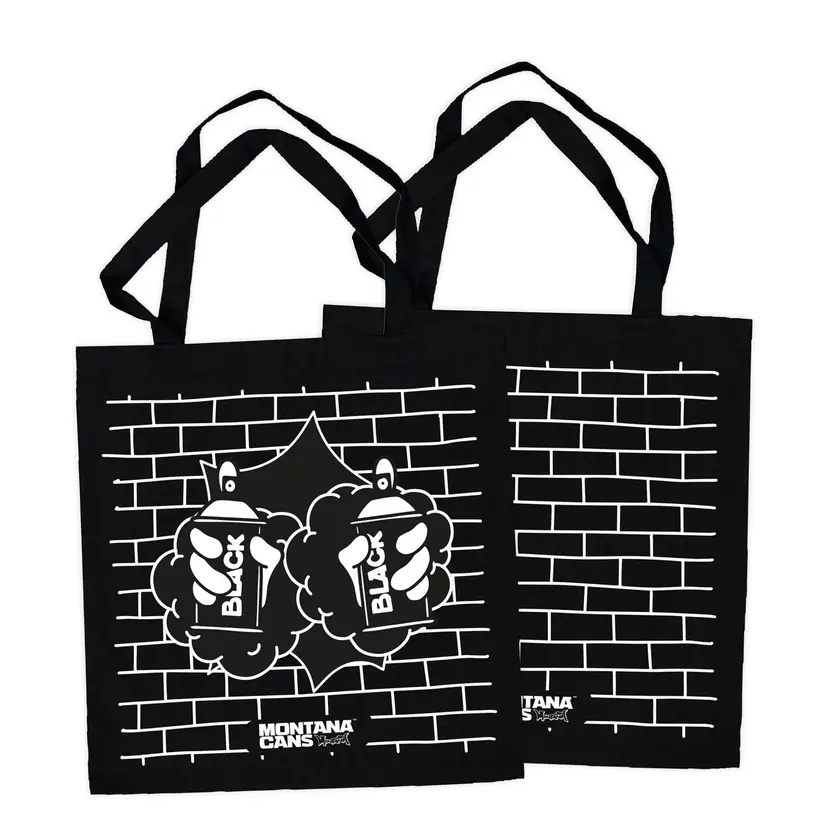 Montana Cotton Bag - "BRICK BLACK" by SUPERSPRAY