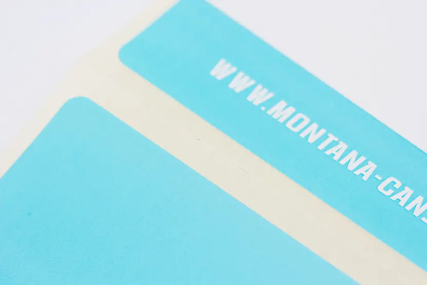 Montana HELLO MY NAME Roll of Stickers 7