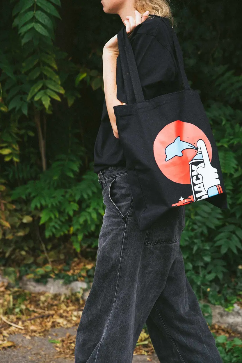 Montana Baumwolltasche "Dolphin" von Max Solca 7