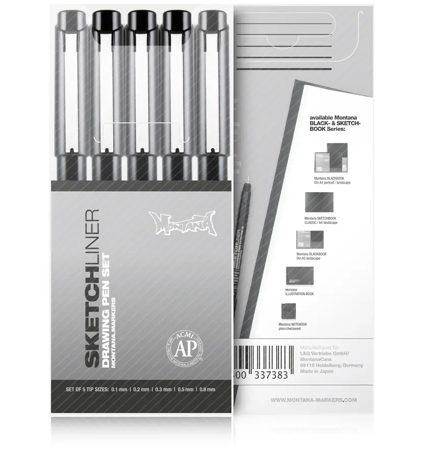 Montana SketchLiner 5er Set 2