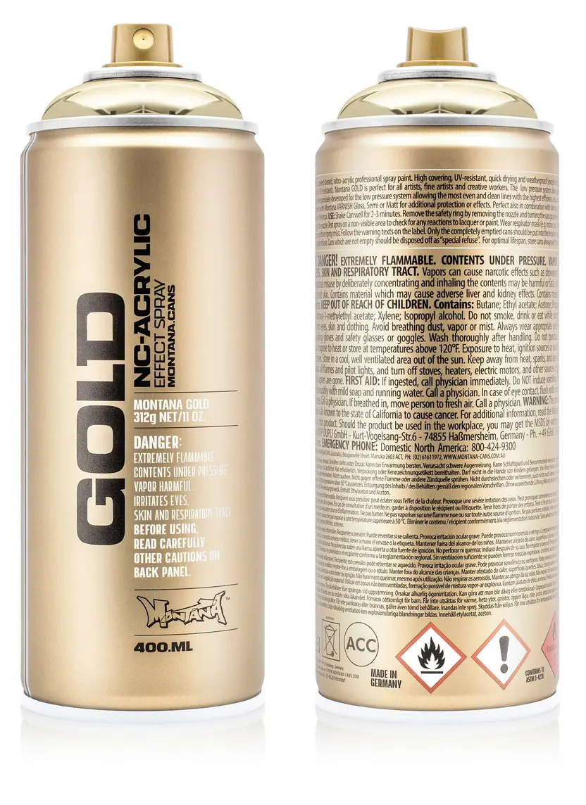 Montana GOLD 400ml - Chrome Effect Colors