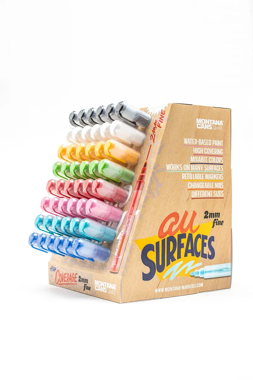 Montana ACRYLIC Marker 2mm Action Display Basic 2