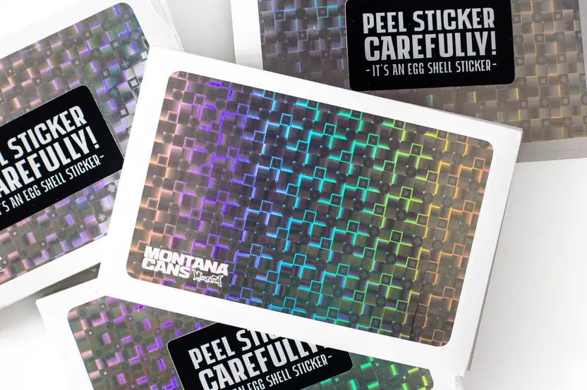 Montana 3D Hologram Eggshell Sticker 5