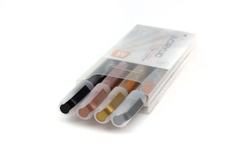 Montana ACRYLIC Marker Set 4er Extra Fine Metallic 5