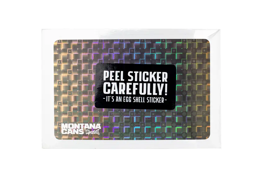 Montana 3D Hologram Eggshell Sticker 2