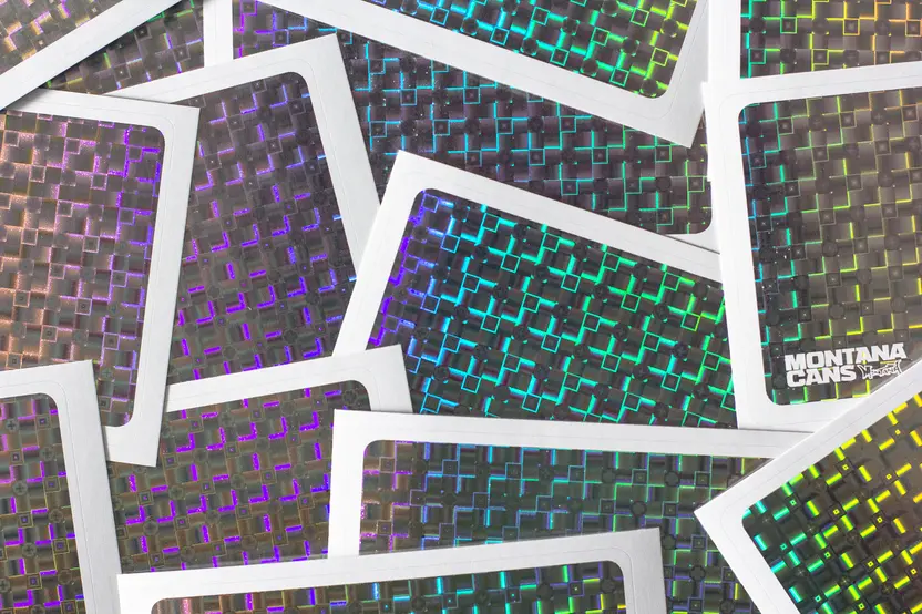 Montana 3D Hologram Eggshell Sticker 4
