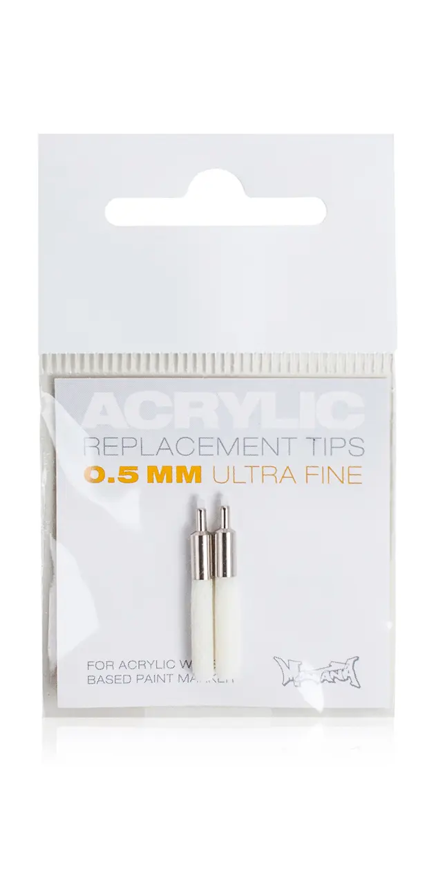 ACRYLIC Tip Set 0.5mm Ultra Fine 2