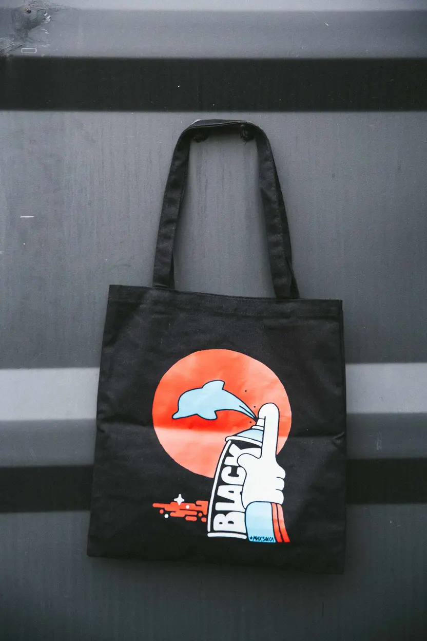 Montana Baumwolltasche "Dolphin" von Max Solca 4