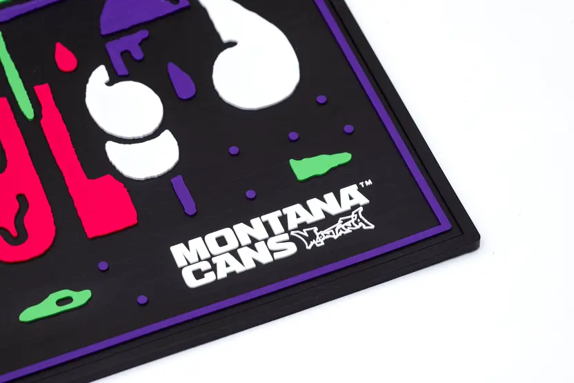 Montana DOORMAT (Fußmatte) - "ALL COLORS ARE BEAUTIFUL" von Max Solca 2