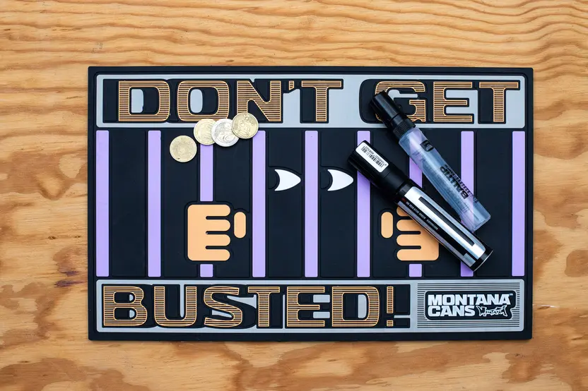 Montana Counter Mat - DON´T GET BUSTED 4