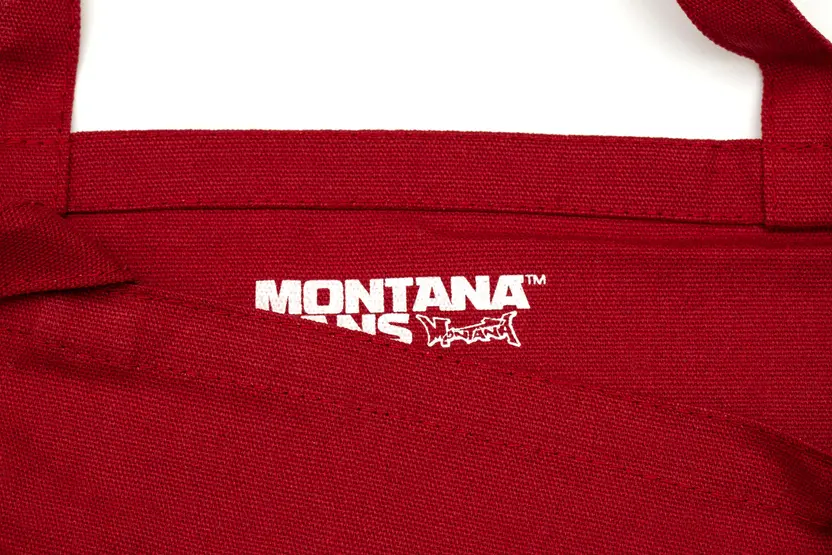 Montana Cotton Bag Donut Print - 3062 Cardinal 3