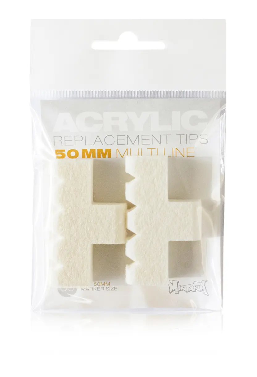 ACRYLIC Tip Set 50mm Multi Line